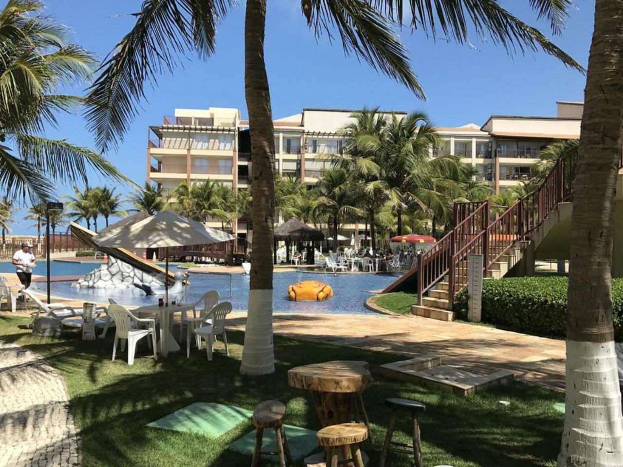 Apartamento Completo No Beach Living Porto Das Dunas - Apto Luxo Акірас Екстер'єр фото