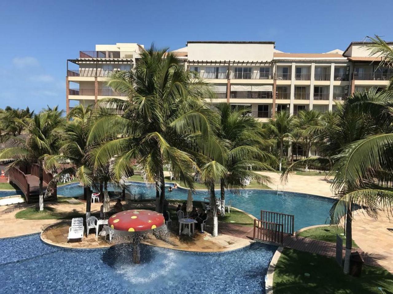 Apartamento Completo No Beach Living Porto Das Dunas - Apto Luxo Акірас Екстер'єр фото