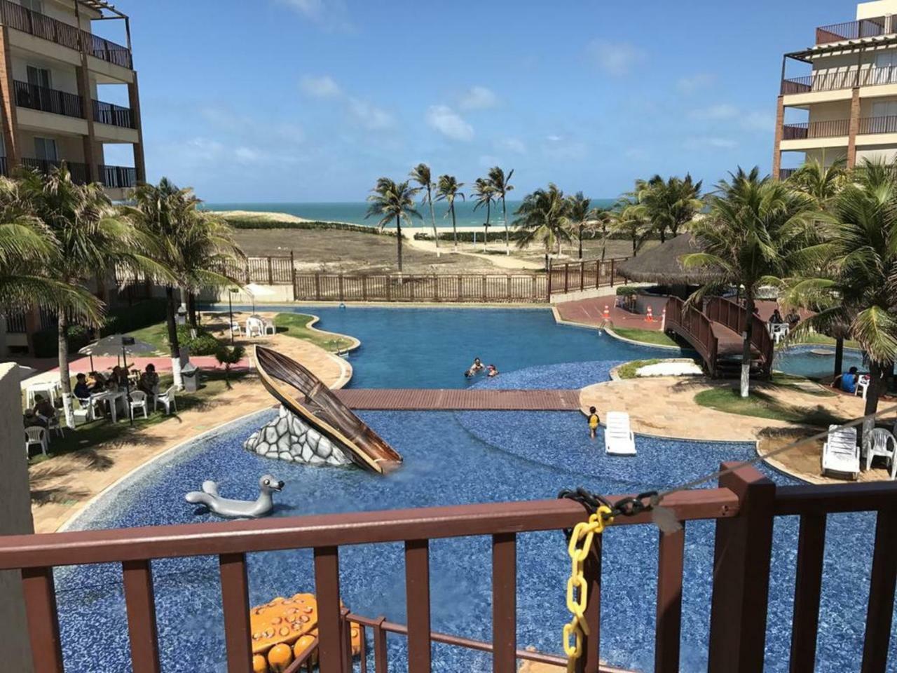 Apartamento Completo No Beach Living Porto Das Dunas - Apto Luxo Акірас Екстер'єр фото